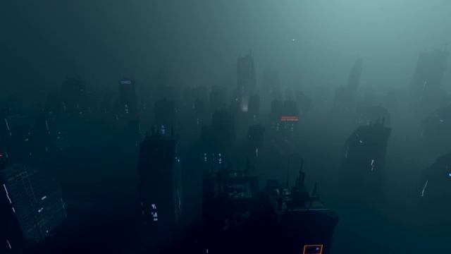 Blade Runner Ambient Dystopia Ultra Atmospheric City Flyover - 1 hour