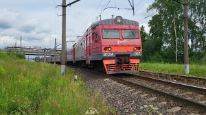 ЭТ2М-067 в пригороде Петербурга. 22.06.25.