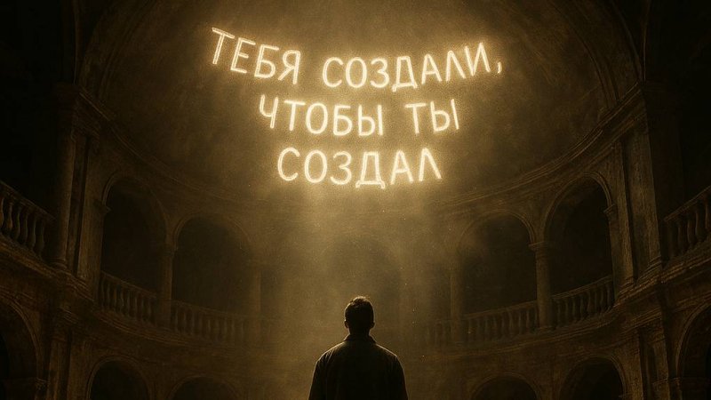 Тебя создали, чтобы ты создал