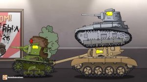 HomeAnimations – Мультики про танки  Шпионская операция： КВ-44 украден! США в панике!