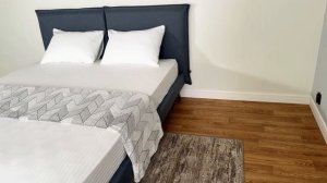 ДИЗАЙНЕРСКАЯ КРОВАТЬ ОТ ПРОИЗВОДИТЕЛЯ ｜ МЯГКАЯ КРОВАТЬ｜ СИЛЬВИЯ ЛАГУНА ПЕПЕЛ ｜ МЕБЕЛЬНАЯ ФАБРИКА ДСВ