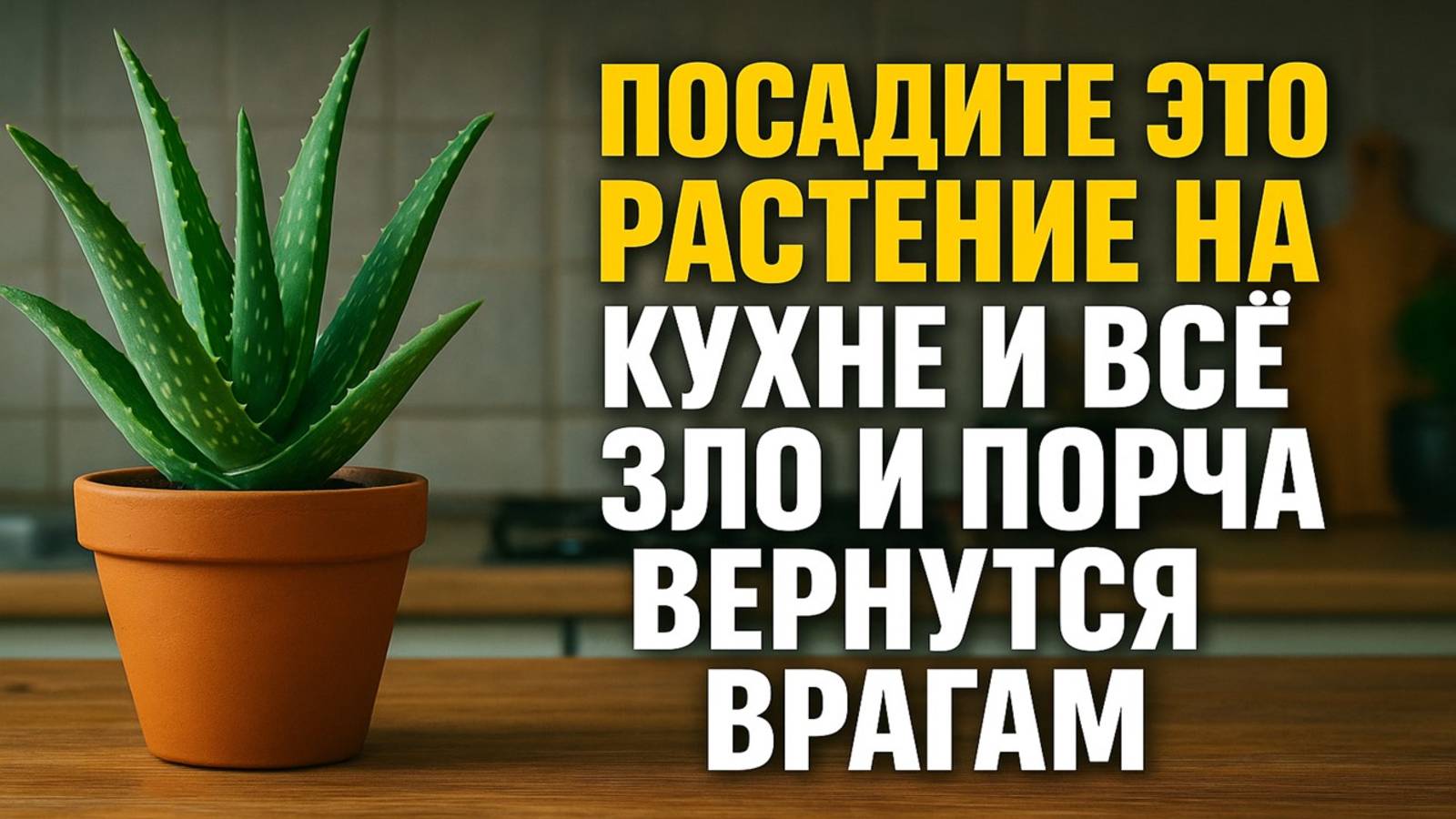 Посадите это растение на кухне, порча и зло вернутся врагам! Приметы, ритуалы и защита дома