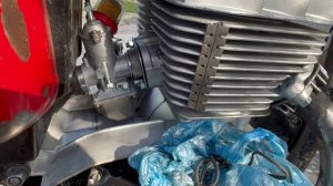 Двигатель Ява Jawa 350/638 тест 27.06.2025 после ремонта (г.Киржач, Владимирская обл)