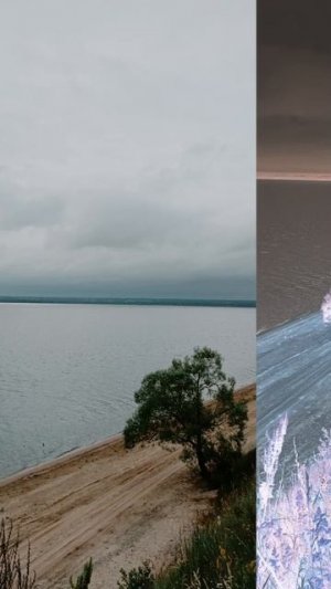 Вид на Пензенское водохранилище район Усть -уза