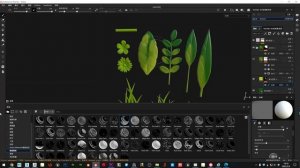 122、植物5 草、花小植物贴图制作-SP贴图制作