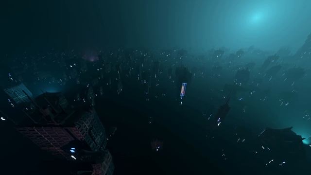 Los Angeles 2049 I Cyberpunk Ambient City Flyover - 1 hour