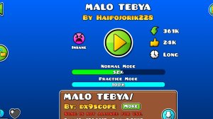 Прохожу популярный уровень. Играю в geometry dash.