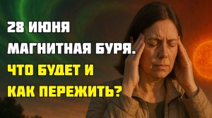 28 июня — магнитная буря. Что будет и как пережить?