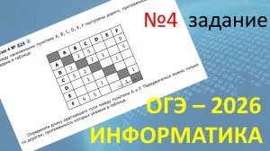ОГЭ ИНФОРМАТИКА 2026 | 4 задание
