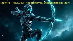 Стрелец – Июль 2025 🔹 Партнёрства, Эмоции и Новые Шаги