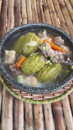 Как приготовить горькие дыни со свининой