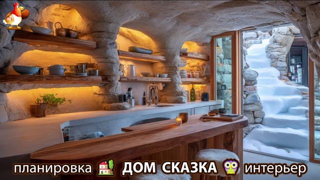 Сказочный дом мечты – 3D идея для вдохновения с планировкой и интерьером 🏡🏚️🏠 вариант (160)