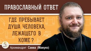 ГДЕ ПРЕБЫВАЕТ ДУША ЧЕЛОВЕКА, ЛЕЖАЩЕГО В КОМЕ ?  Архимандрит Савва (Мажуко)
