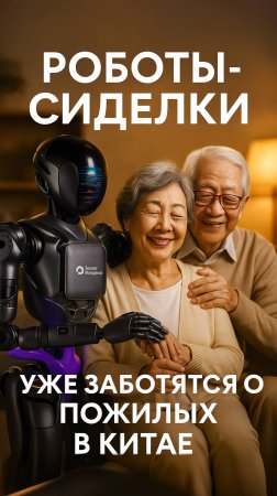 Китай запускает будущее: роботы помогают старикам