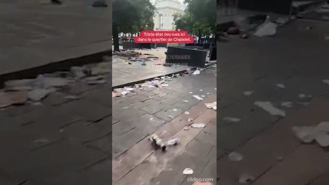 🔴Улицы Парижа после фестиваля музыки🔴