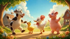 Для детей, мультик и песенка! Приключения на Весёлой Ферме! 🐷🎵