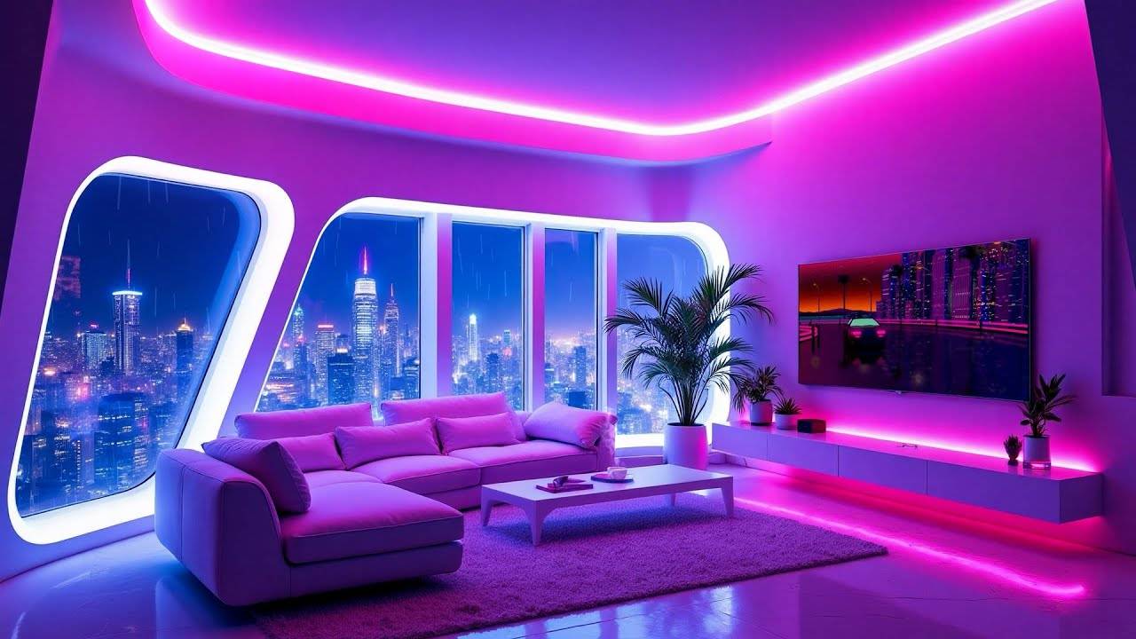 🛋️ Lofi Hip Hop for Study & Relax Cozy Living Room Ambience with Rain Sounds 🌧️ Lofi Rain Playlis смотреть онлайн