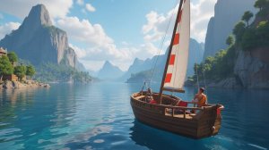 🌅 Закатный лесоруб — добыча дерева на фоне угасающего солнца в Minecraft.