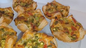 Слоеное тесто с Овощами - Тарталетки со Спаржей ну очень вкусно.