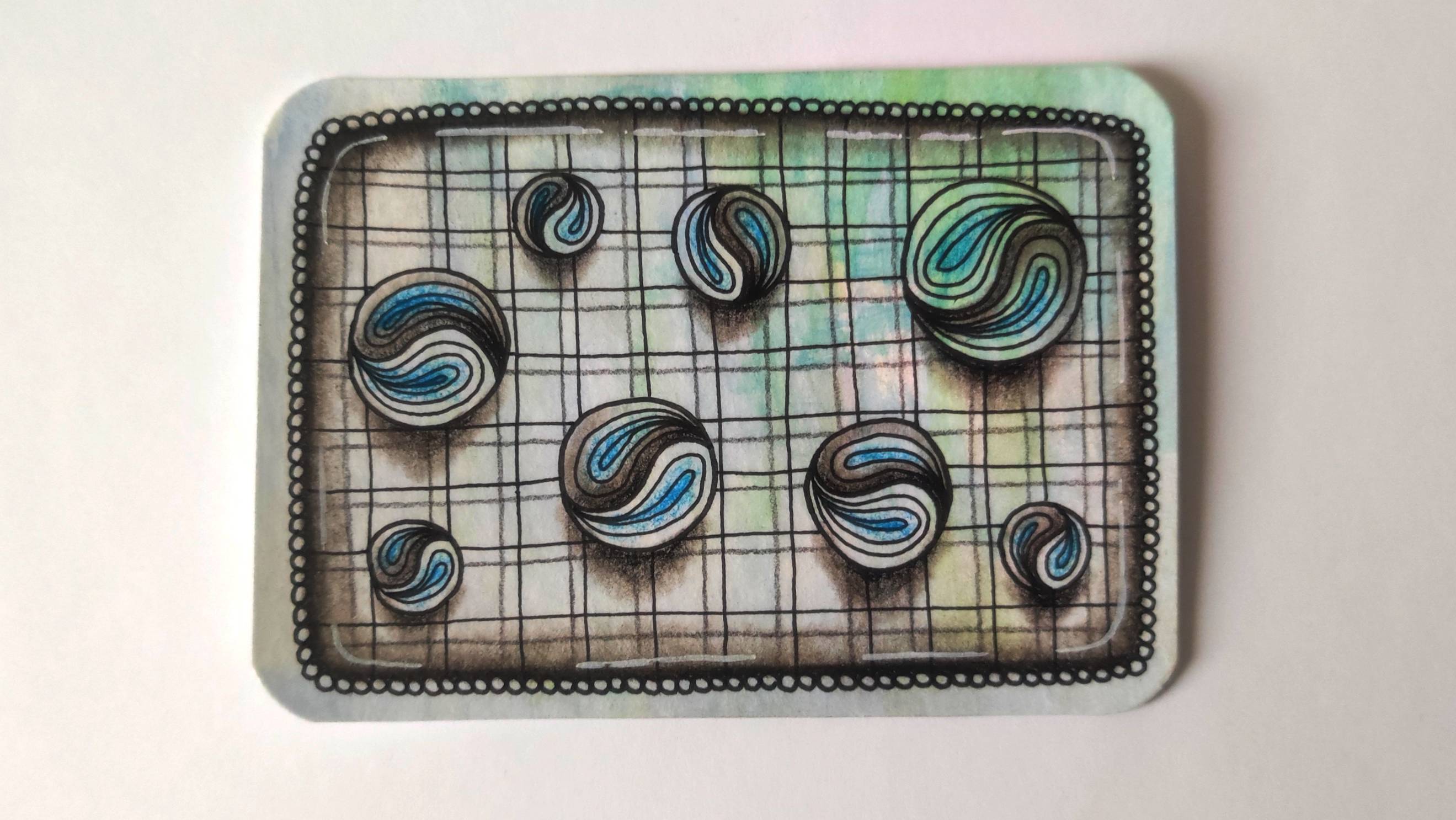 АТС Танцы танглов в акварели 8 смотреть онлайн