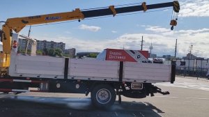 ИСУЗУ 4в1 работа КМУ 2025-06-25 ISUZU ELF KV100 P700 P100 🚚I2025