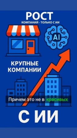 Первые результаты от ИИ уже через 3-6 месяцев.