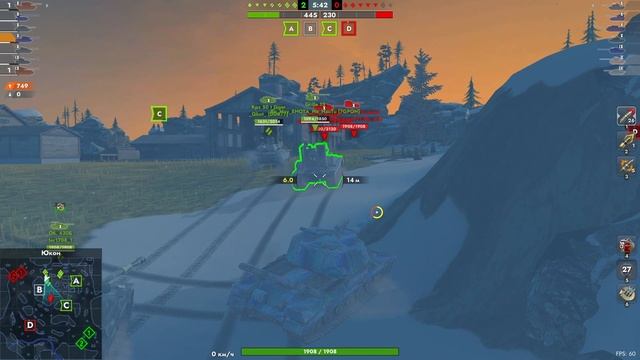 Камикадзе на Объекте 268, 2 часть.Tanks Blitz