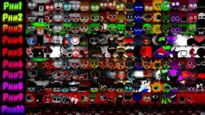 Эта Фаза Поразит Вас| Фаза 1 до Фазы 10 #sprunki #incredibox #roblox