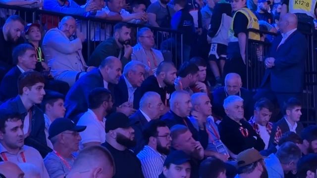 Хабиб посетил чемпионат России по борьбе в Москве