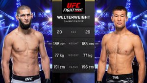 Хамзат Чимаев vs Шавкат Рахмонов Полный бой - UFC 5