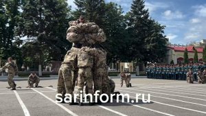 В Саратове молодым офицерам из института Росгвардии устроили выпускной
