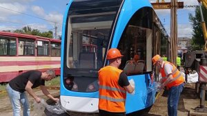 В Саратов доставили 44 из 45 новых трамваев