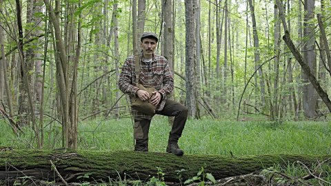 В лесу с минимальным снаряжением!