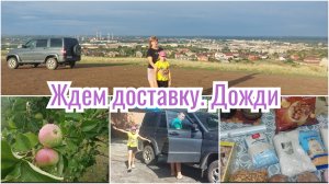 НЕ ЕДЕМ НА ДАЧУ // ЖДЕМ ДОСТАВКУ С ВБ // ПРОЛИВНЫЕ ДОЖДИ // МИНИ ЗАКУПКА // ГОРОД С ТЕЛЕВЫШКИ