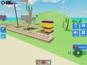 Играю в Roblox в игру "Построй чтобы выжить от цунами"