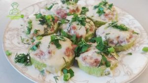 Сочные и остренькие рулетики из кабачков. Пальчики оближешь!