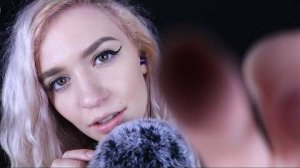 RoseASMR пушистый микрофон_ супер позитивные покалывания_ от уха к уху asmr