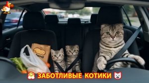 Заботливые котики спешат на помощь (115)