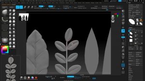 121、植物4 草、花小植物贴图制作-高模制作