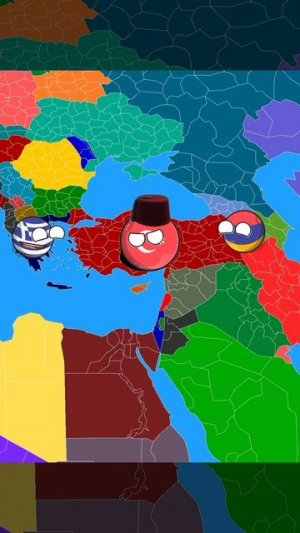 Попытка мести Турции серия 1(Армения и Греция разделили Турцию #shorts #countryballs