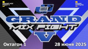Grand MIX Fight V // ОКТАГОН 1 // 28.06.2025 // Юниоры 18-20, мужчины 18+