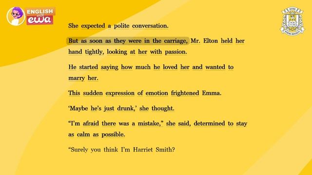 English Audiobooks Level 2 🎧 Improve English with a Short Story 🗣️  EMMA  by Jane Austen, PART 1