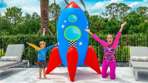 Влад и Ники. Крис и мама участвуют в Загадочном челлендже! Видео для детей.