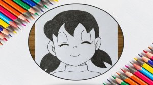 Как нарисовать Сидзуку Минамото? Рисование карандашом