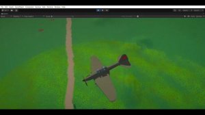 Полёт и посадка самолёта Ил-2, Unity 3D