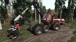 Farming Simulator 25 / Komatsu 951 работа в лесу