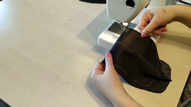 Как обработать накладной карман с подкладкой.