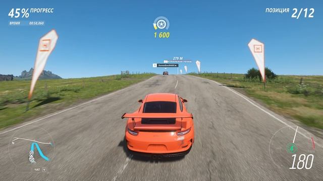 Forza Horizon 4 2016 PORSCHE 911 GT3 RS смотреть онлайн