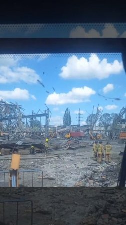 Последствия нашего ночного удара по Днепропетровскому трубному заводу