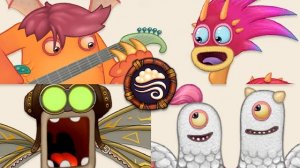 Остров Воздуха - Все Монстры, Песни и Анимации (My Singing Monsters, Мои Поющие Монстры)